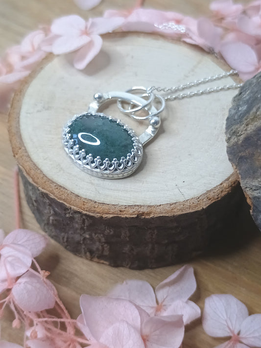 Moss Agate Necklace